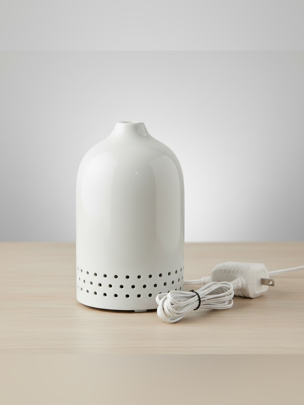 Escents Ultrasonic Essential Oil Diffuser White Ceramic Cover Aromatherapy